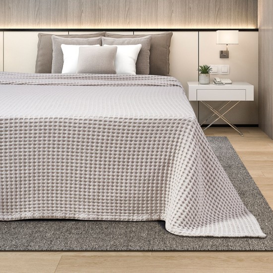ADAM HOME - ΚΟΥΒΕΡΤΑ ΠΙΚΕ ΜΟΝΗ BEIGE (160Χ240) ADAM HOME - ΚΟΥΒΕΡΤΑ ΠΙΚΕ ΜΟΝΗ BEIGE (160Χ240)