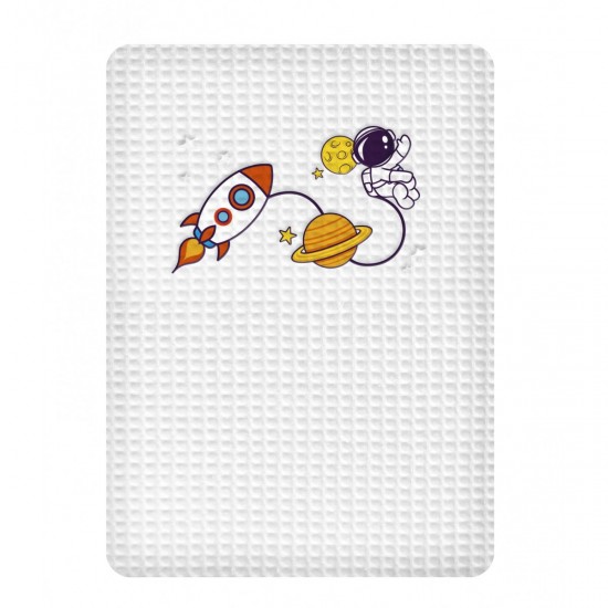ADAM HOME - ΚΟΥΒΕΡΤΑ ΠΙΚΕ ΚΟΥΝΙΑΣ ADAM HOME  SPACE WHITE (110x140)
