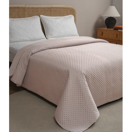 ADAM HOME - ΚΟΥΒΕΡΛΙ SATEN ΥΠΕΡΔΙΠΛΟ  IMPERIAL PURPLE (220Χ240)