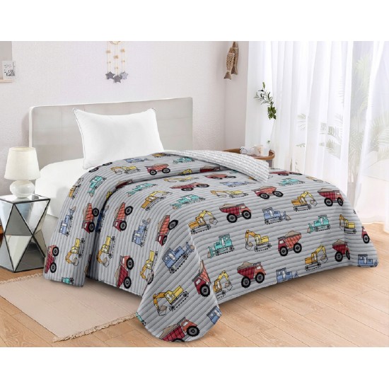 ADAM HOME - ΚΟΥΒΕΡΛΙ ΜΟΝΟ   ΠΑΙΔΙΚΟ  310 (TRUKS) (160Χ220)