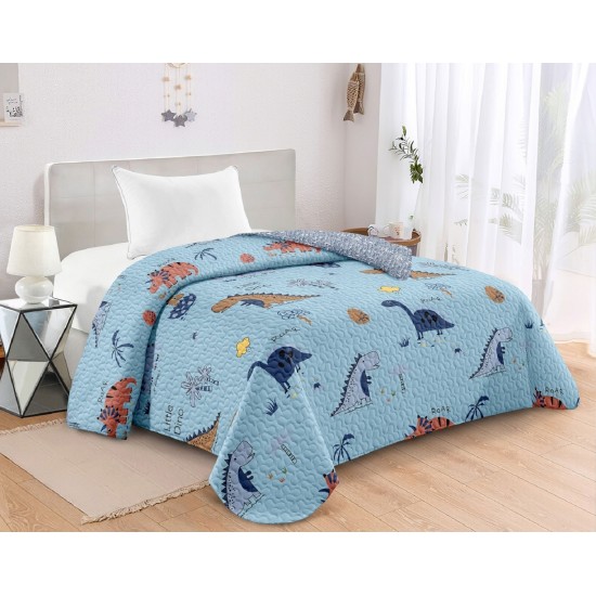 ADAM HOME - ΚΟΥΒΕΡΛΙ ΜΟΝΟ   ΠΑΙΔΙΚΟ  320 (DINOSURS) (160Χ220)