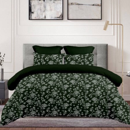 ASTRON - Παπλωματοθήκες Υπέρδιπλες Amaryllis Green (2,30x2,50)