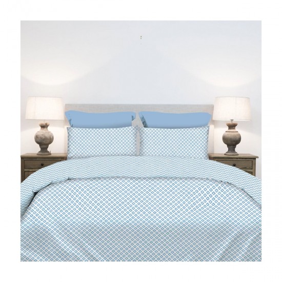 ASTRON - Σετ Σεντόνια Μονά Ariel Blue 2Χ(175X260)+1Χ(52Χ72)