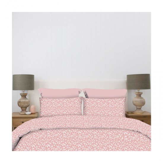 ASTRON - Σετ Σεντόνια Μονά Emelia Dusty Rose 2Χ(175X260)+1Χ(52Χ72)