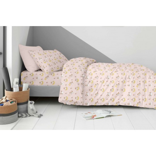 ASTRON - Παιδικά Σετ Σεντόνια Μονά Unicorn Balloon 2Χ(170X260)+1Χ(52Χ72)