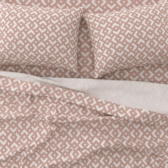 ASTRON - Σετ Σεντόνια Υπέρδιπλα Chiara Chocolat 2Χ(2,45Χ2,60) + 2Χ(52Χ72)