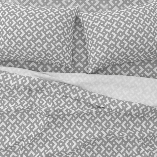 ASTRON - Σετ Σεντόνια Υπέρδιπλα Chiara Grey 2Χ(2,45Χ2,60) + 2Χ(52Χ72)