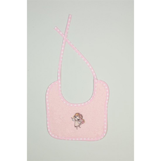 DIMCOL - ΣΑΛΙΑΡΑ Με Κέντημα bebe Little Angel 141 PINK (25X25)