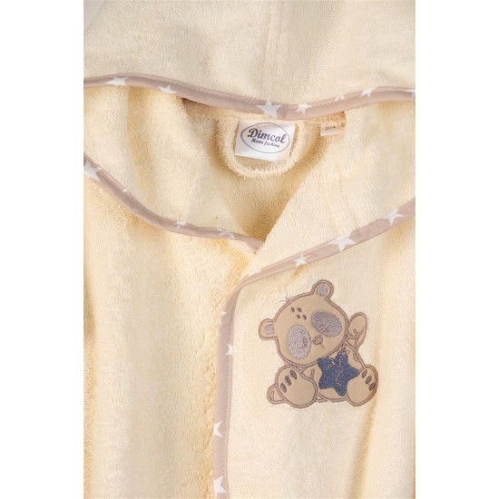 DIMCOL - ΜΠΟΥΡΝΟΥΖΙ Με Κέντημα bebe Star Bear 153 SIZE:04 ECRU DIMCOL - ΜΠΟΥΡΝΟΥΖΙ Με Κέντημα bebe Star Bear 153 SIZE:04 ECRU