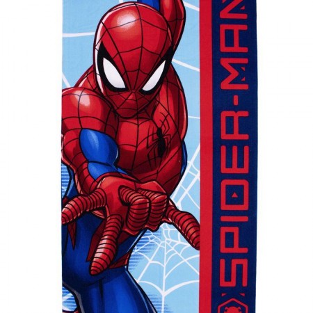 DIMCOL - Πετσέτα Θαλάσσης Quick Dry Disney Home Spider-Man 41 Sky Blue (70X140)