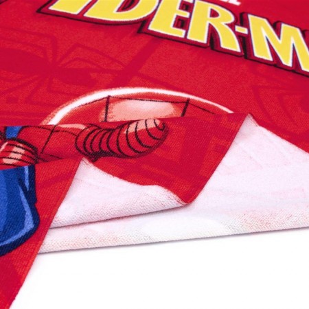 DIMCOL - Πετσέτα Θαλάσσης Quick Dry Disney Home Spider-Man 42 RED (70X140)