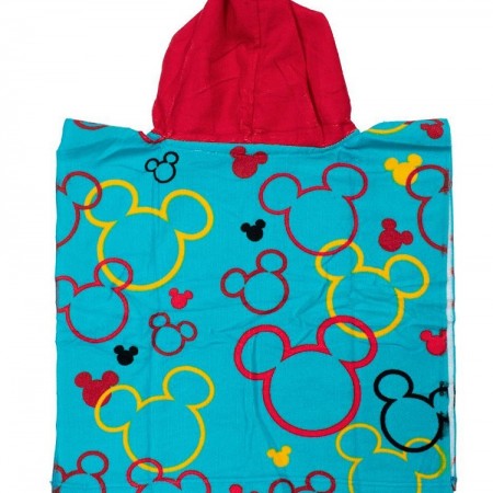DIMCOL - Πόντσο Θαλάσσης Quick Dry Disney Home Mickey 05  Sky Blue (50X100)