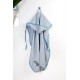 DIMCOL -  Κάπα Με Κέντημα bebe Dinosaur 179 Sky Blue (75X85) 