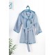 DIMCOL - ΜΠΟΥΡΝΟΥΖΙ Με Κέντημα bebe Dinosaur 179 Size 02 Sky Blue