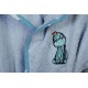 DIMCOL - ΜΠΟΥΡΝΟΥΖΙ Με Κέντημα bebe Dinosaur 179 Size 02 Sky Blue