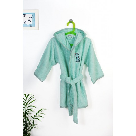 DIMCOL - ΜΠΟΥΡΝΟΥΖΙ Με Κέντημα bebe Dinosaur 182 Size 04 Mint