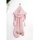 DIMCOL -  Κάπα Με Κέντημα bebe  Giraffe 171 Pink (75X85) 