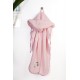 DIMCOL -  Κάπα Με Κέντημα bebe  Stork 192 Pink (75X85) 