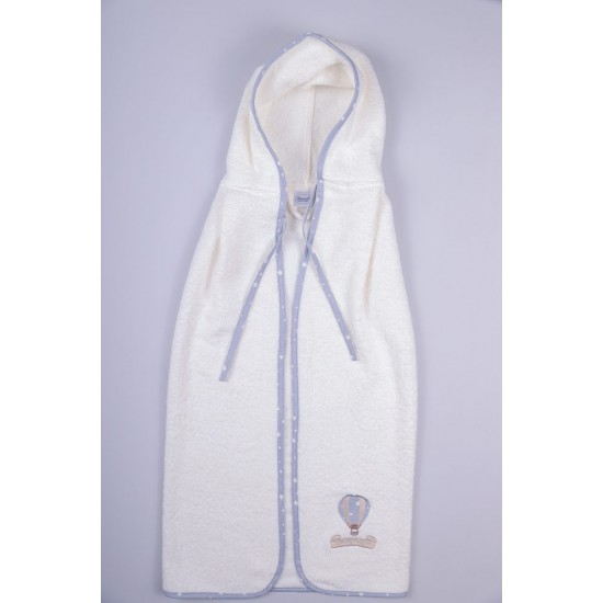DIMCOL - ΚΑΠΑ bebe ΑΕΡΟΣΤΑΤΟ 01 75X85 ECRU-GRAY DIMCOL - ΚΑΠΑ bebe ΑΕΡΟΣΤΑΤΟ 01 75X85 ECRU-GRAY