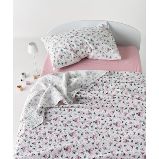 KENTIA - ALIMA ΚΟΥΒΕΡΤΑ ΜΟΝΗ ΒΑΜΒΑΚΕΡΗ WAFFLE  (160X240)