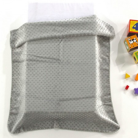 MORA - ΒΡΕΦΙΚΗ ΚΟΥΒΕΡΤΑ ΒΕΛΟΥΤΕ ΑΓΚΑΛΙΑΣ BUBBLES J61 GREY (80x110) 