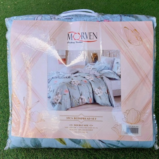 MORVEN - ΚΟΥΒΕΡΛΙ ΥΠΕΡΔΙΠΛΟ CAMPO SET 3 ΤΕΜ 22029 (220×240)  2(50×70)