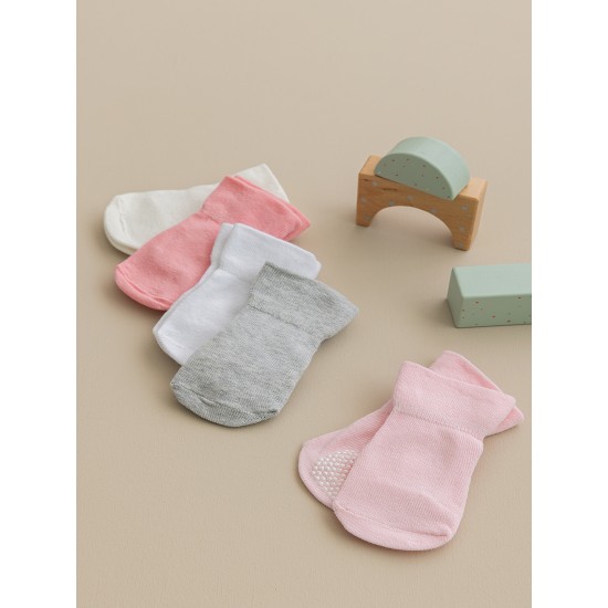 PALAMAIKI - Σετ 5 Ζευγάρια Καλτσάκια New Baby NB0145 GIRL PALAMAIKI - Σετ 5 Ζευγάρια Καλτσάκια New Baby NB0145 GIRL