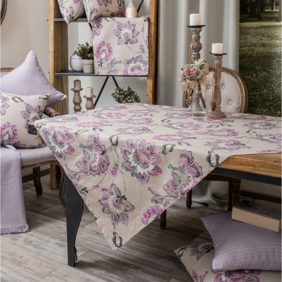 TEORAN - Τραπεζοκαρέ PABLONA 135x135 cm TEORAN - Τραπεζοκαρέ PABLONA 135x135 cm